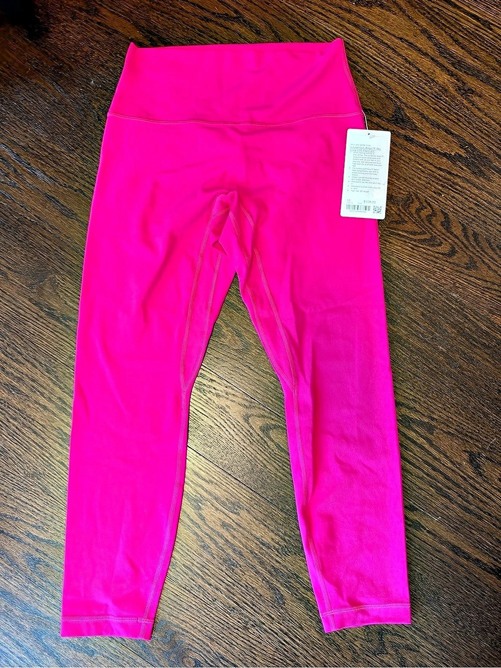 lululemon Align High-Rise Pant 25" High-Rise Leggings in Pink Size 10 NWT